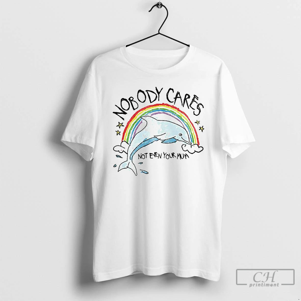 Premium Nobody Cares Not Even Your Mum Ornaments T-Shirts, Hoodie, Sweatshirt | PopFlextees.com