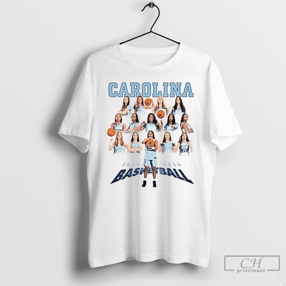 Premium North Carolina Tar Heels Womens Basketball 2026 Team Players T-Shirts, Hoodie, Sweatshirt | PopFlextees.com