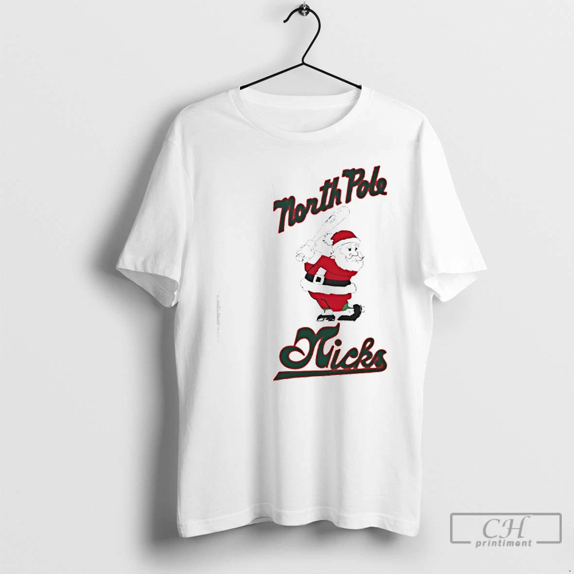 Premium North Pole Nicks Santa Christmas T-Shirts, Hoodie, Sweatshirt | PopFlextees.com
