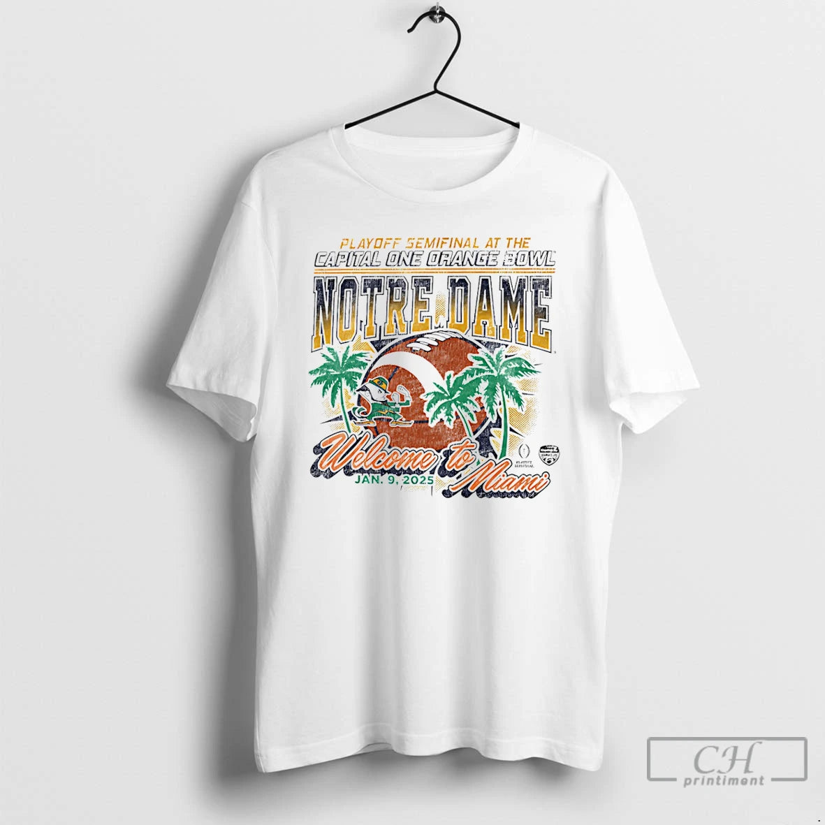 Premium Notre Dame Fighting Cfp Semifinal Irish Orange Bowl 2026 T-Shirts, Hoodie, Sweatshirt | PopFlextees.com