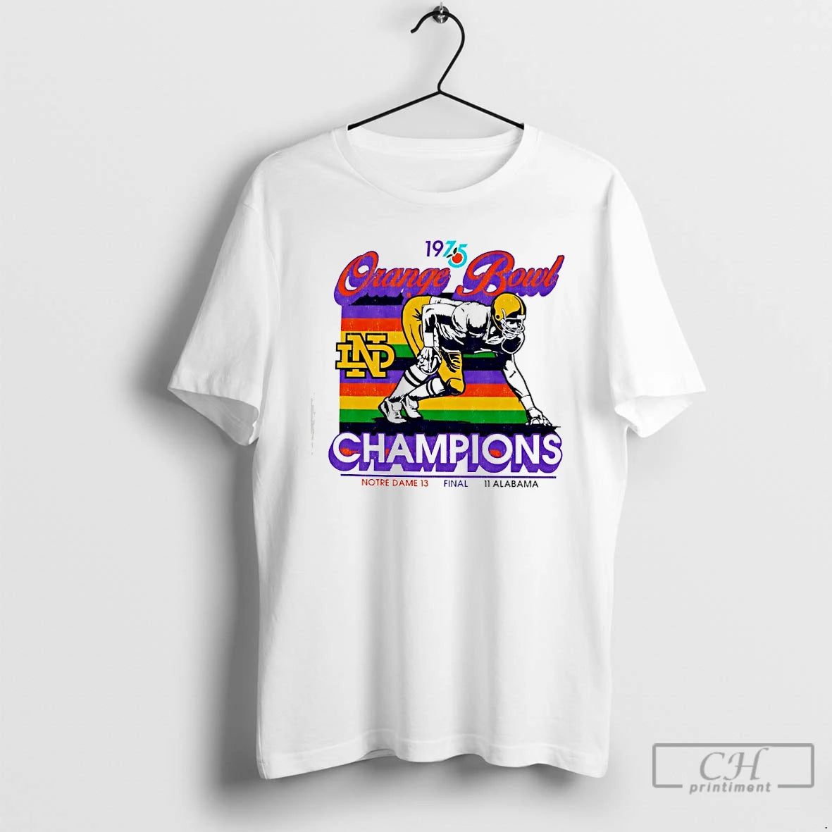 Premium Notre Dame Fighting Irish Orange Bowl History Champions T-Shirts, Hoodie, Sweatshirt | PopFlextees.com