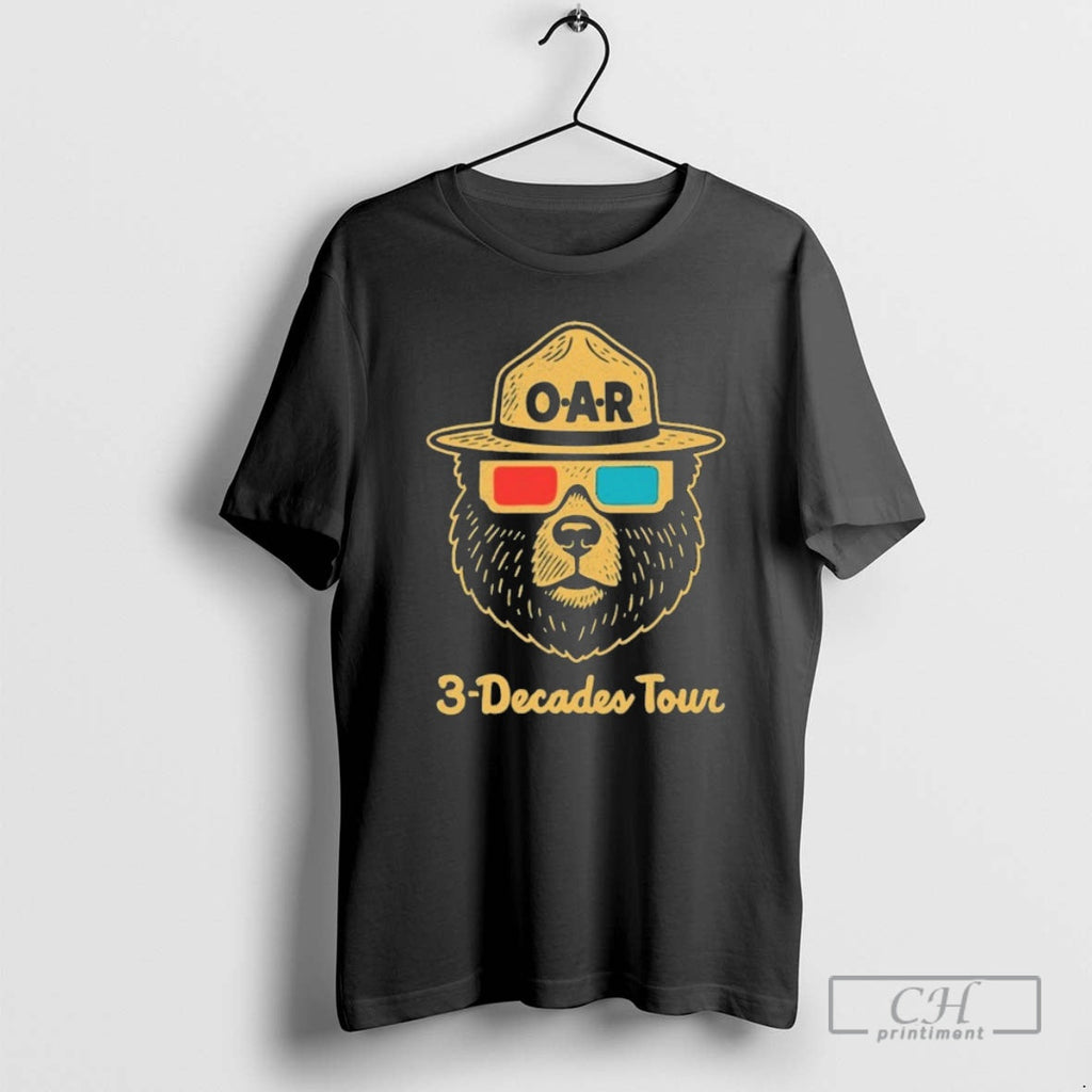 Oar Revolution 3 Decades Tour 2025 2026 Bear Shirt T-Shirts, Hoodie, Sweatshirt