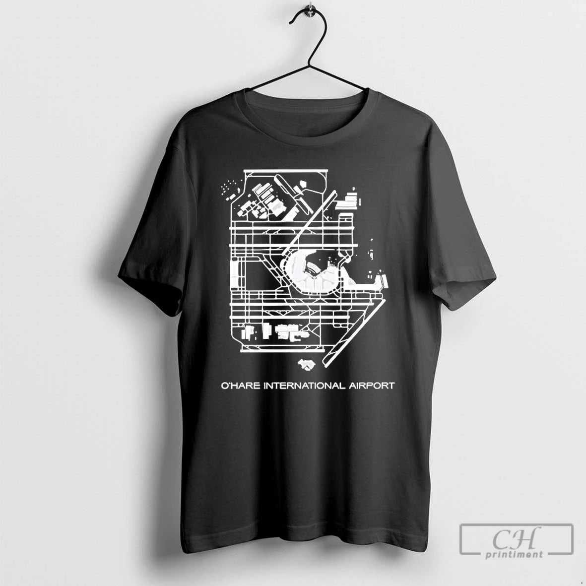Premium Ohare International Airport Chicago T-Shirts, Hoodie, Sweatshirt | PopFlextees.com