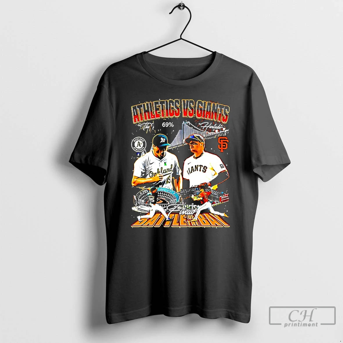 Premium Oakland Athletics Vs San Francisco Giants Final Battle Of The Bay T Shirts Sweater Hoodie, Sweatshirt