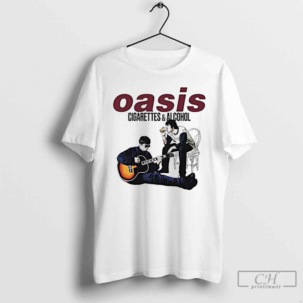 Premium Oasis Cigarettes And Alcohol T-Shirts, Hoodie, Sweatshirt | PopFlextees.com