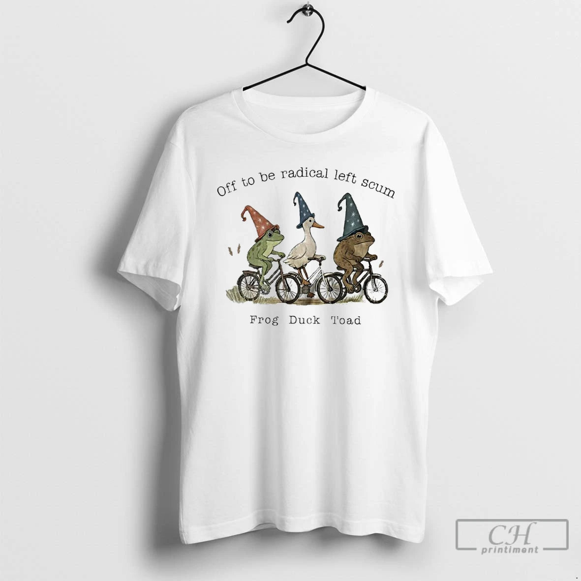 Premium Off To Be Radical Left Scum Frog Duck Toad T-Shirts, Hoodie, Sweatshirt | PopFlextees.com