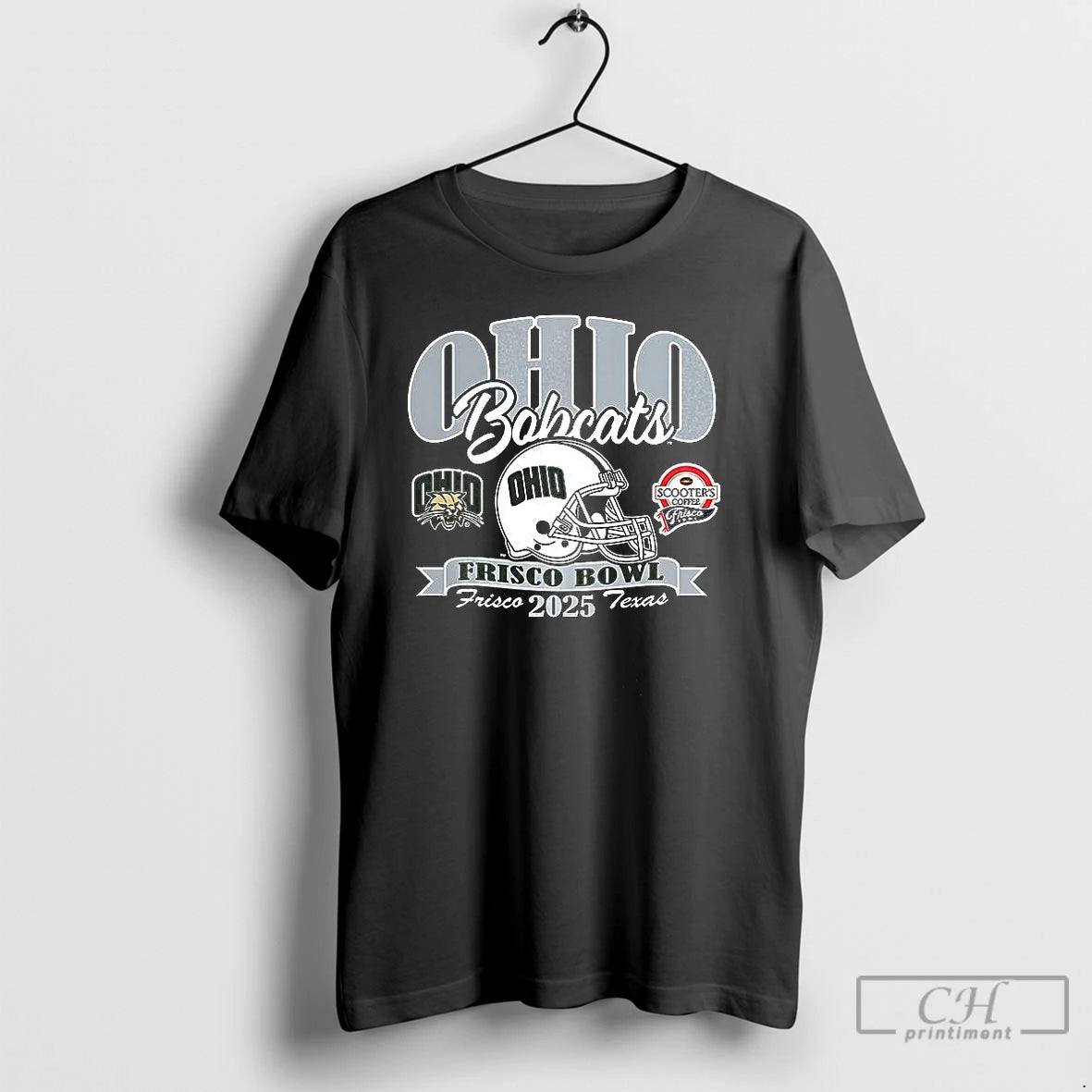 Premium Ohio Bobcats Football 2025 Frisco Bowl T-Shirts, Hoodie, Sweatshirt | PopFlextees.com