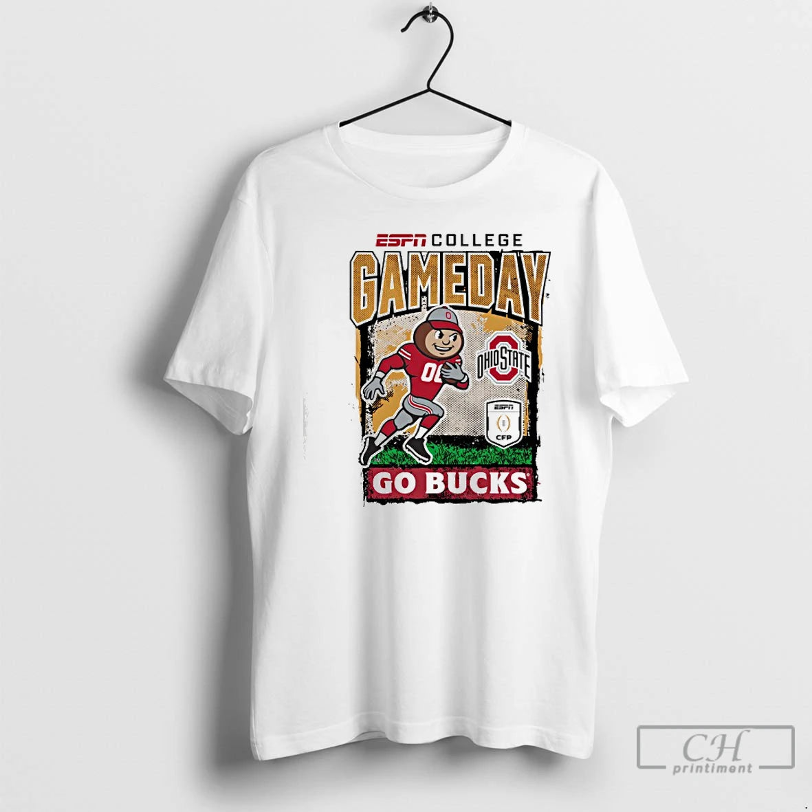 Premium Ohio State Mascot Espn College Gameday 2025 2026 College Football Playoff T Shirts Sweater Hoodie, Sweatshirt