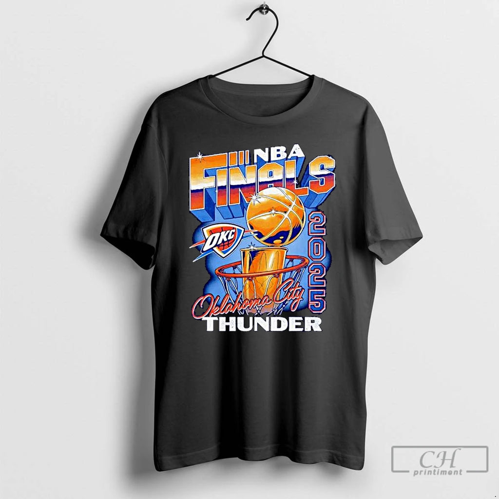 Premium Ohklahoma City Thunder 2025 Nba Finals Retro Ornaments T-Shirts, Hoodie, Sweatshirt | PopFlextees.com