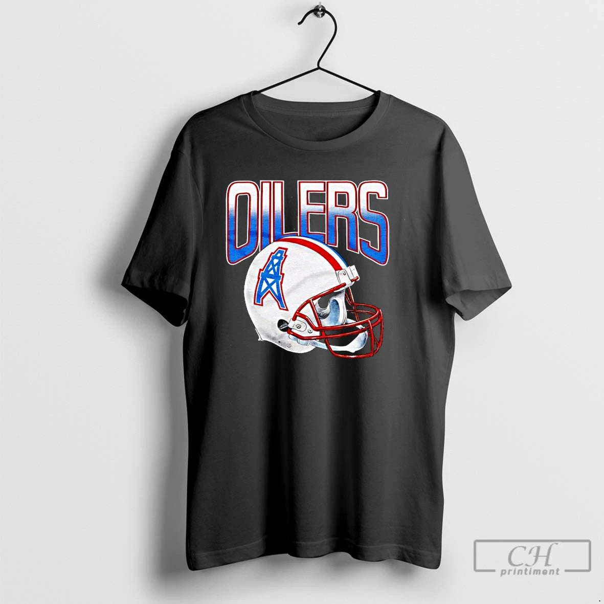 Premium Oilers Football Gradient Helmet T-Shirts, Hoodie, Sweatshirt | PopFlextees.com