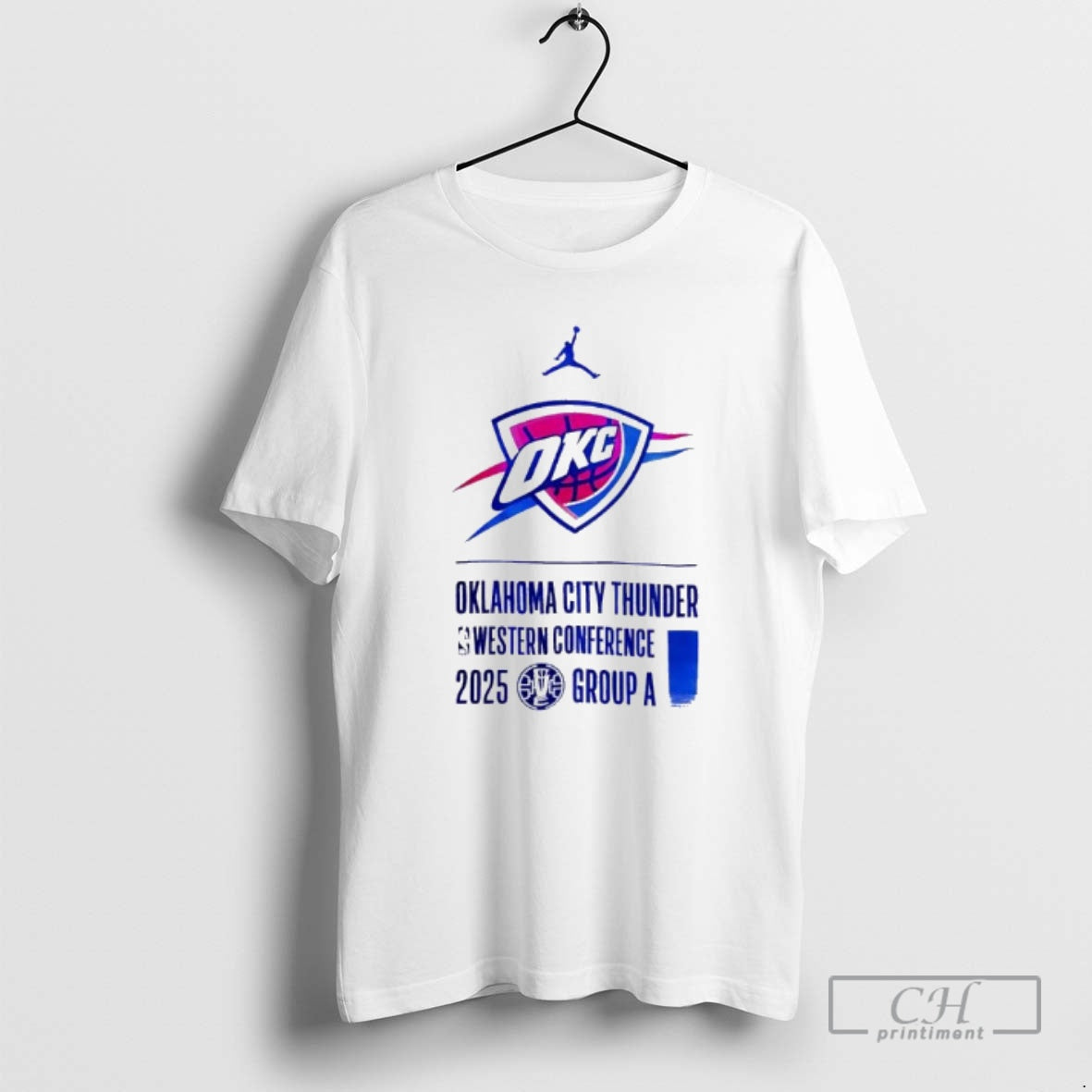 Premium Oklahoma City Thunder Western Conference 2025 Group A Jersey Shirt Sweater Hoodie, Sweatshirt | PopFlextees.com