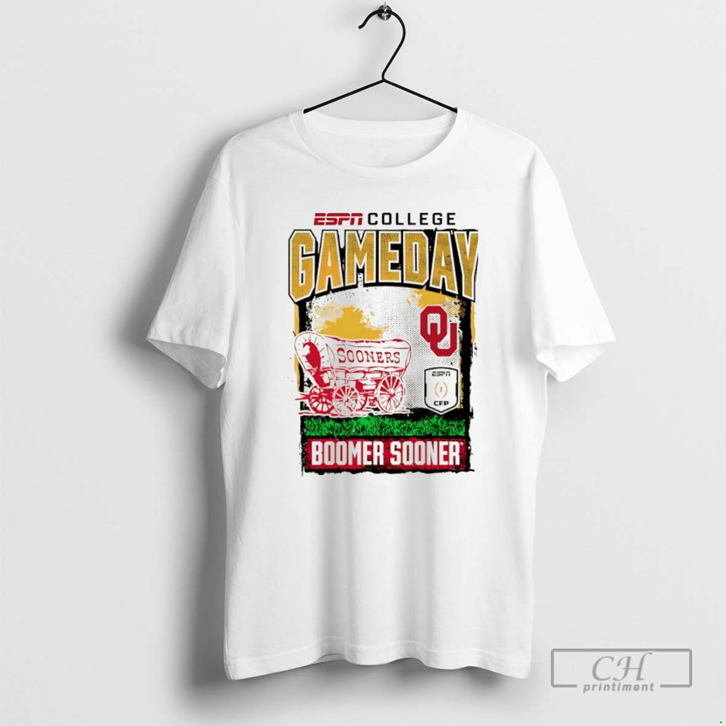 Premium Oklahoma Sooners 2025 26 College Football Playoff Gameday Boomer Sooner Mascot Christmas Shirt Sweater Hoodie,...