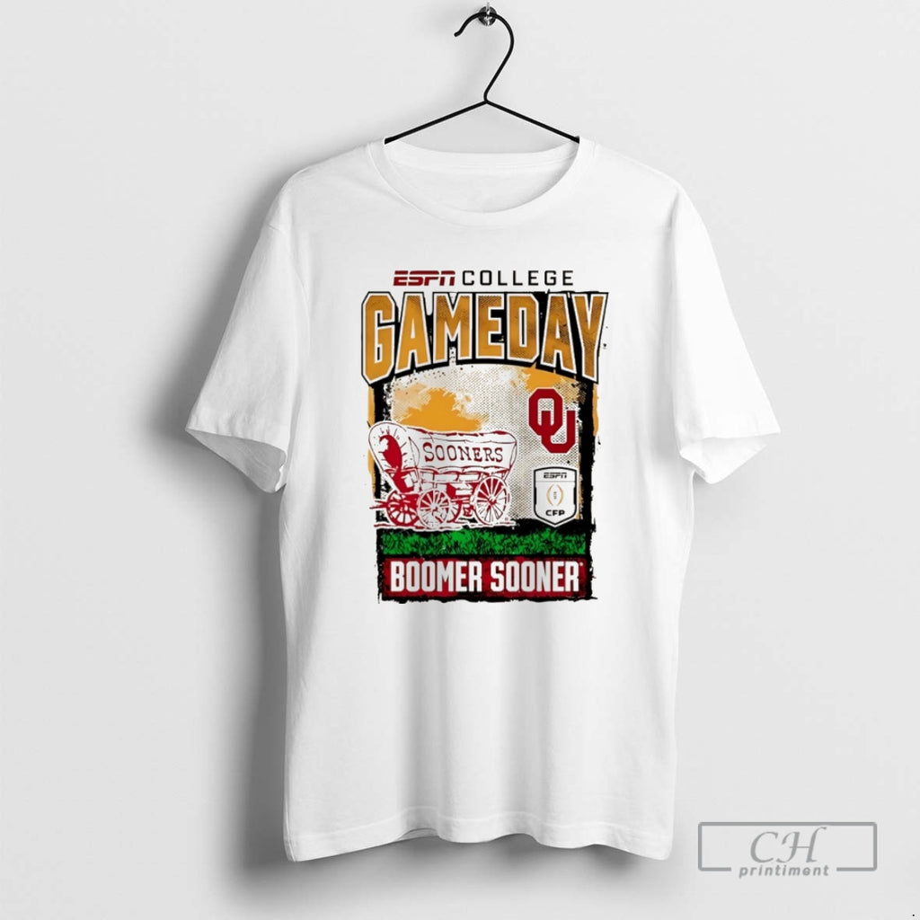 Premium Oklahoma Sooners 2025 26 College Football Playoff Gameday Boomer Sooners Mascot Christmas Shirt Sweater Hoodie,...