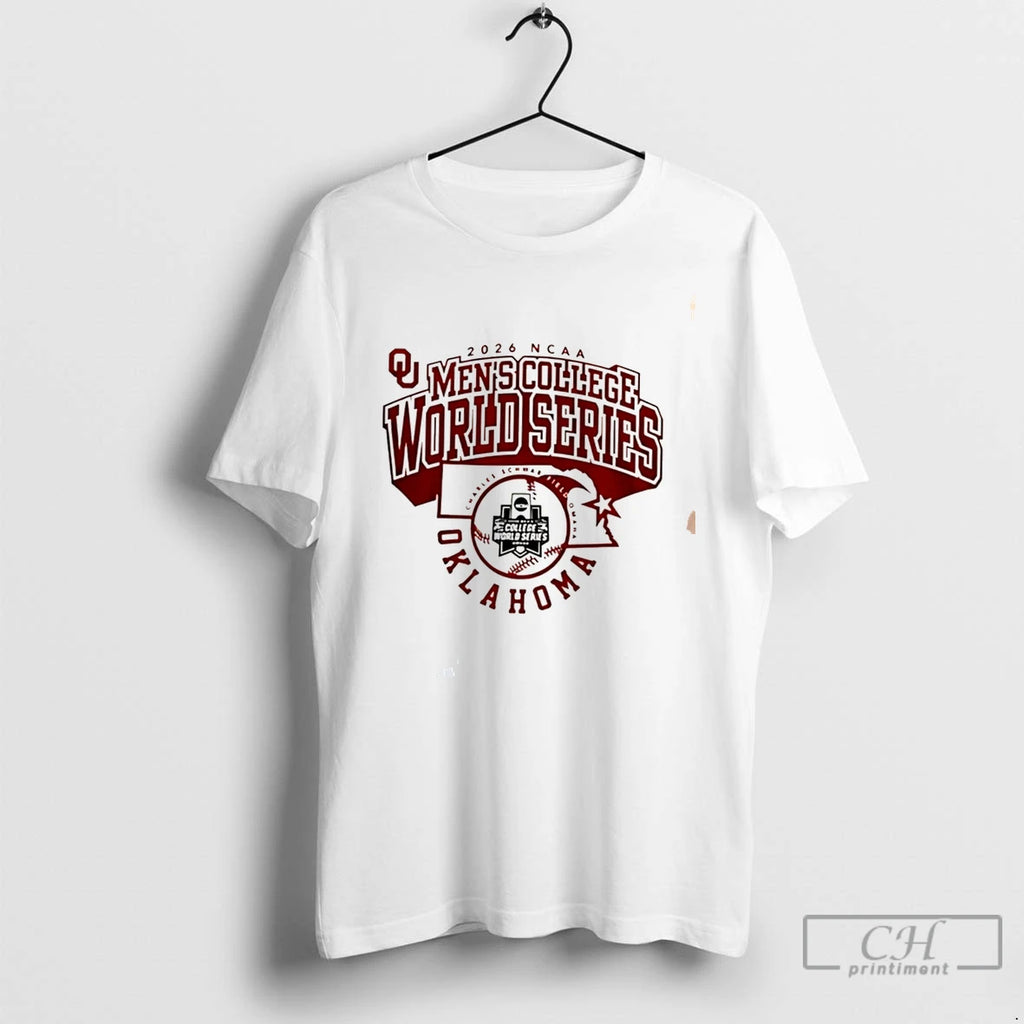 Premium Oklahoma Sooners 2026 Ncaa Baseball Mens College World Series Oklaomaha Special Tee T Shirts