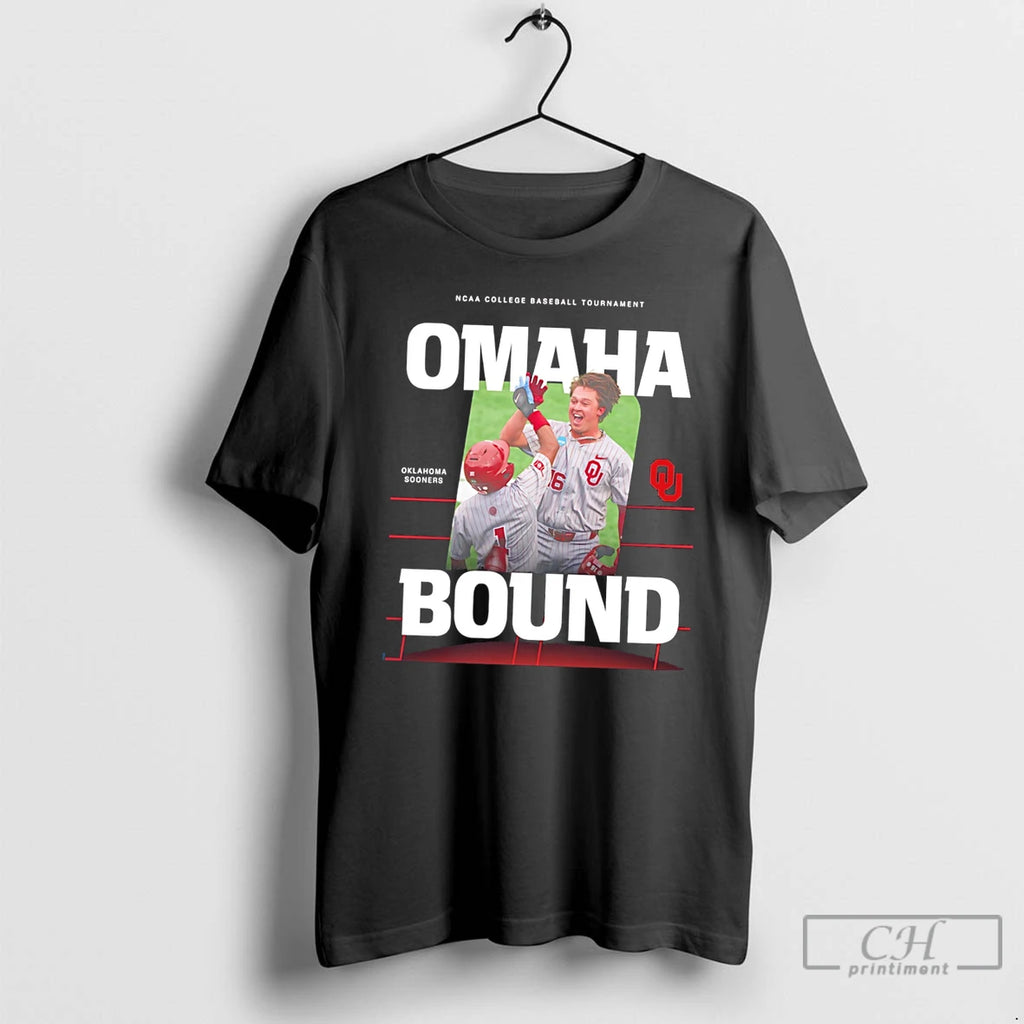 Premium Oklahoma Sooners Ncaa College Baseball Tournament Omaha Bound Tee