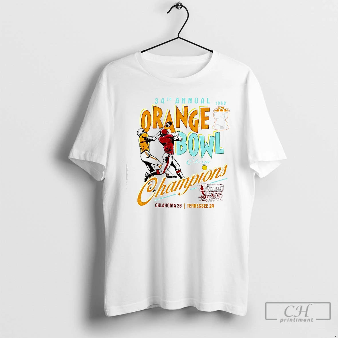 Premium Oklahoma Sooners Orange Bowl History 34th Annual Classic T-Shirts, Hoodie, Sweatshirt | PopFlextees.com