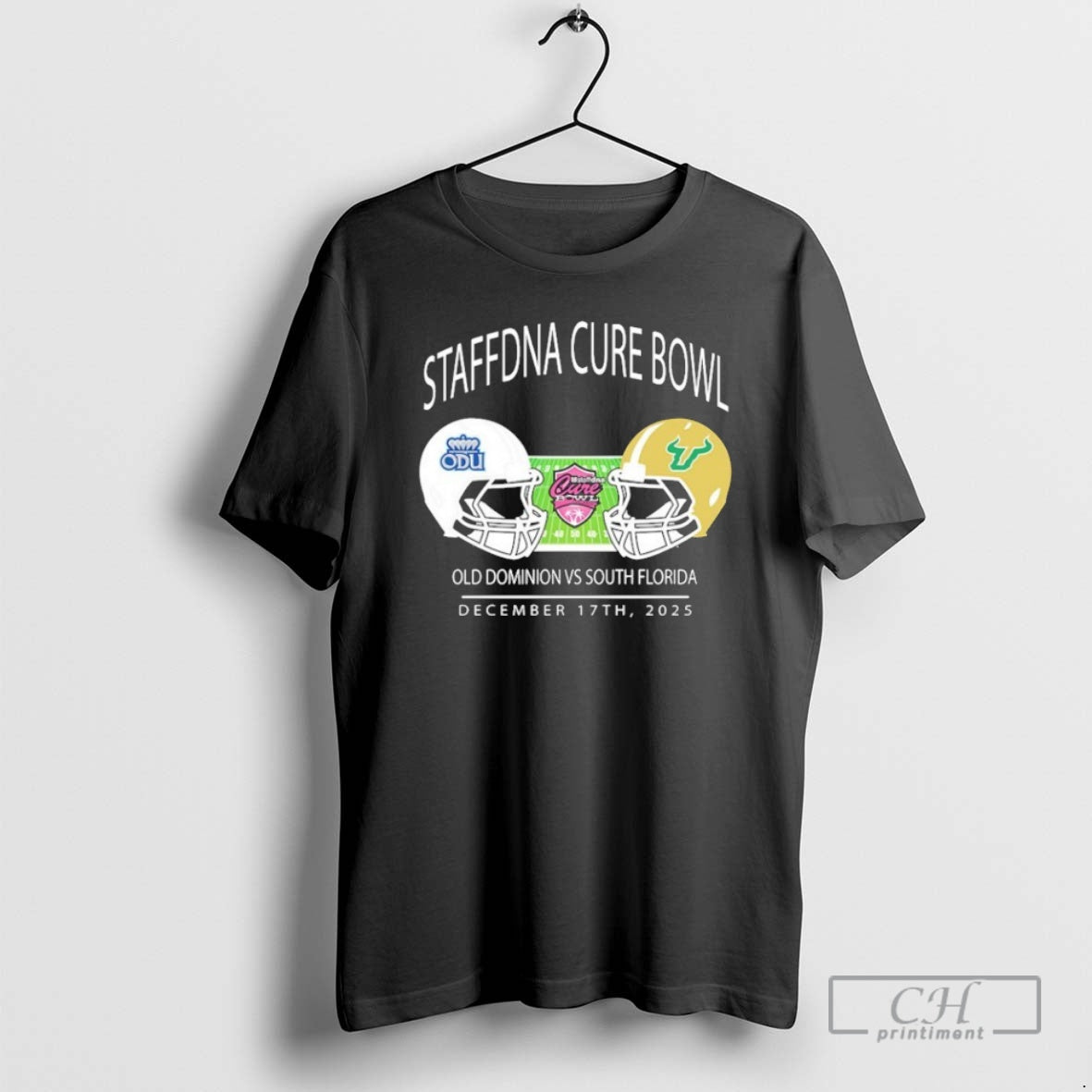 Old Dominion Monarchs Vs South Florida Bulls Staffdna Cure Bowl Camping World Stadium T-Shirts, Hoodie, Sweatshirt