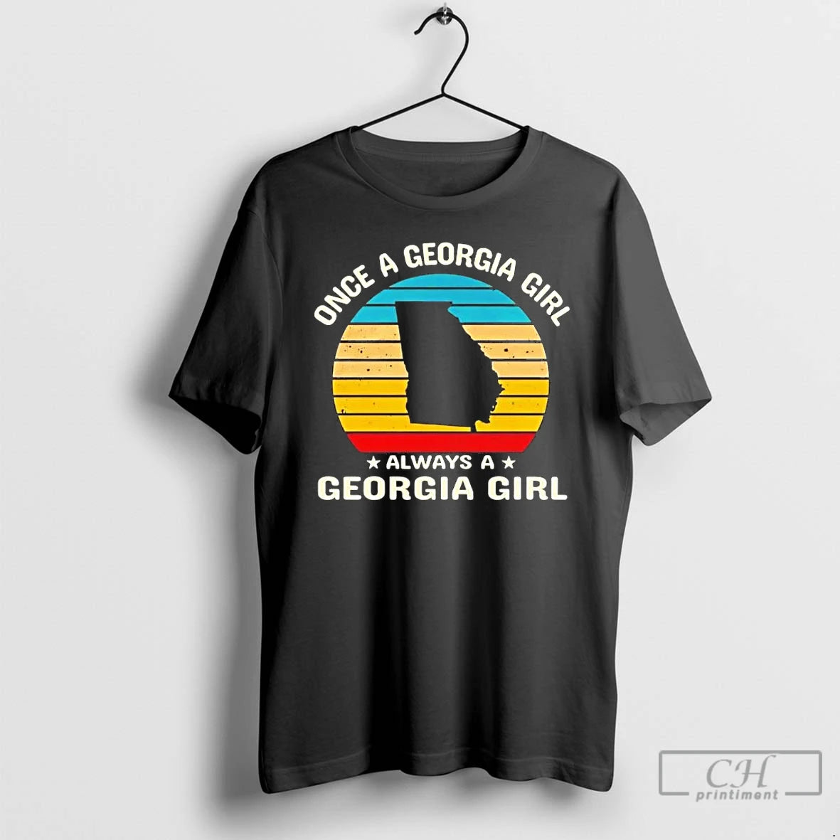 Premium Once A Georgia Girl Always A Georgia Girl Vintage T-Shirts, Hoodie, Sweatshirt | PopFlextees.com