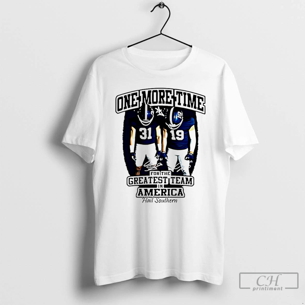 Premium One More Time Josh And Chance For The Greatest Team In American T Shirts Hoodie, Sweatshirt | PopFlextees.com