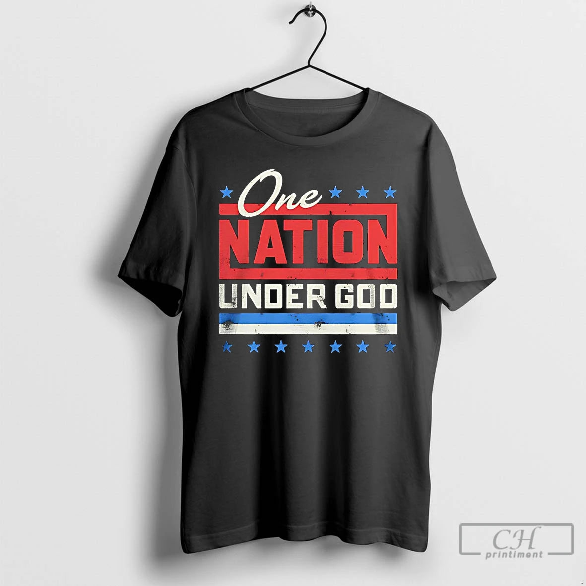 Premium One Nation Under God America T-Shirts, Hoodie, Sweatshirt | PopFlextees.com