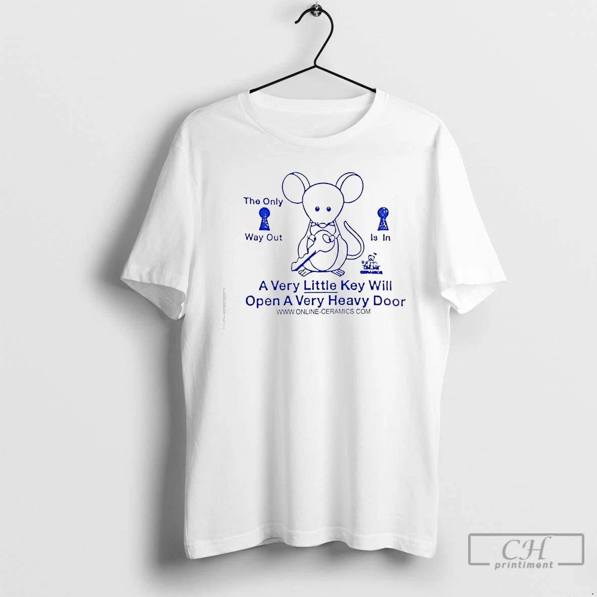 Premium Online Ceramics The Only Way Out Is In T-Shirts, Hoodie, Sweatshirt | PopFlextees.com