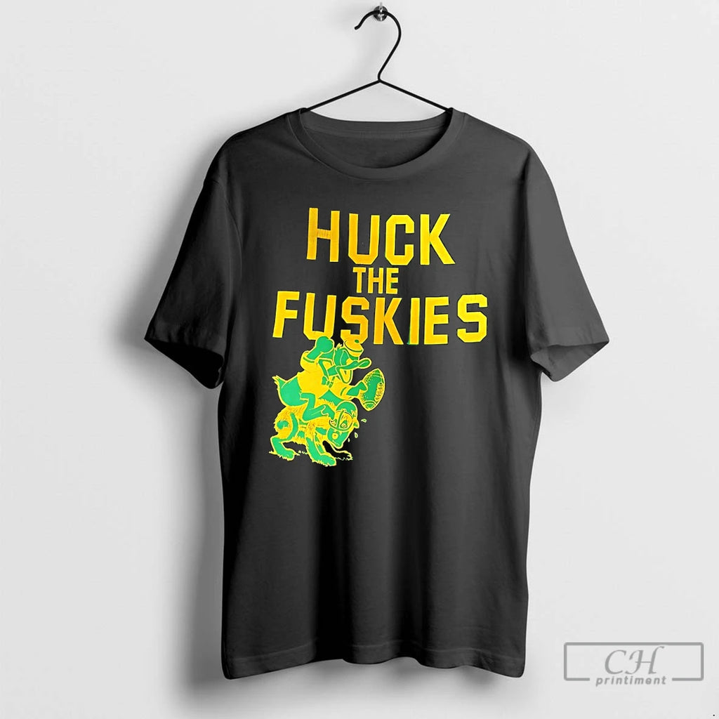 Premium Oregan Duck Vs Washington Huskies Huck The Fuskies T-Shirts, Hoodie, Sweatshirt | PopFlextees.com