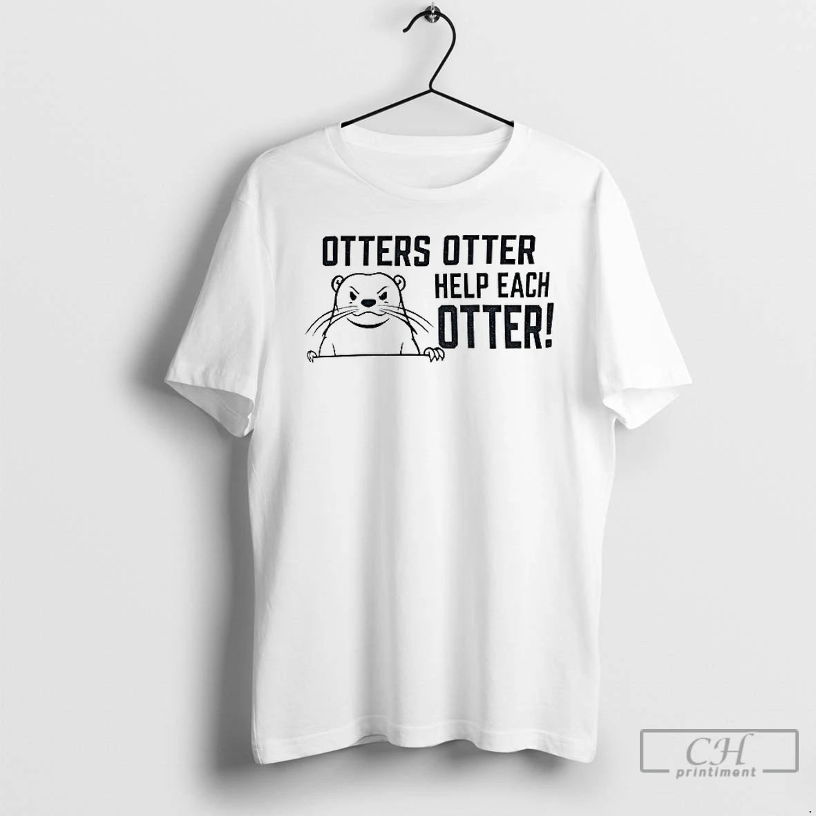 Premium Otters Otter Help Each Otter T-Shirts, Hoodie, Sweatshirt | PopFlextees.com