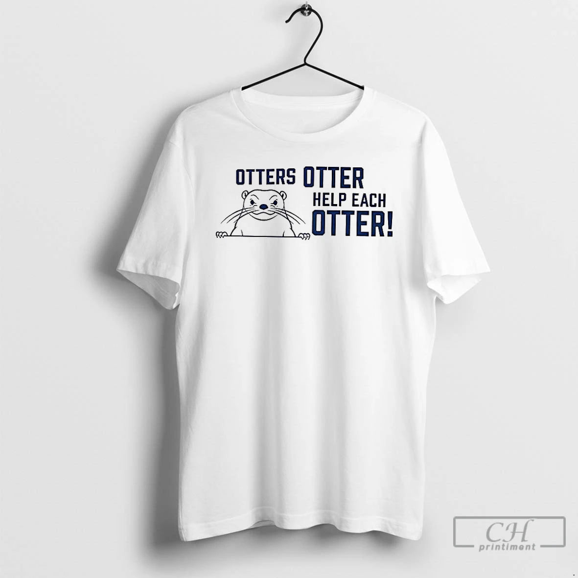 Premium Otters Otter Help Each Otter Animal World T-Shirts, Hoodie, Sweatshirt | PopFlextees.com