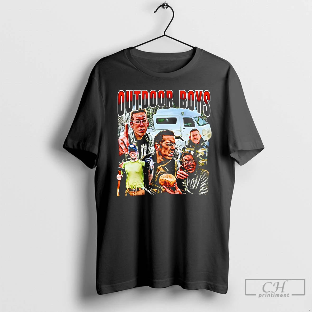 Premium Outdoor Boys Youtube Graphic T-Shirts, Hoodie, Sweatshirt | PopFlextees.com