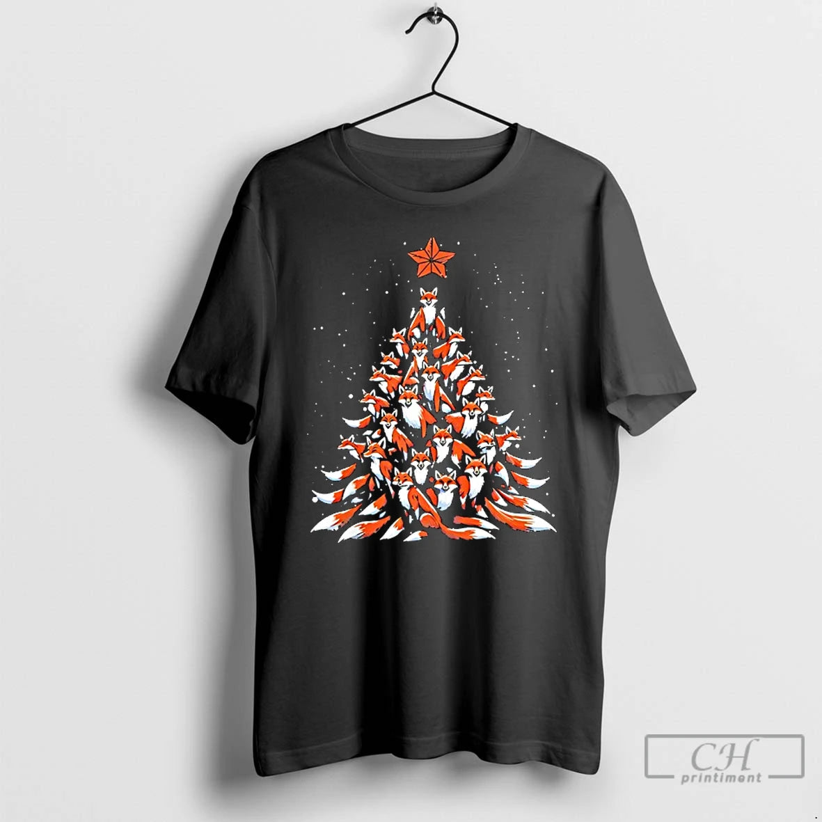 Premium Pack Of Foxes Christmas Tree T-Shirts, Hoodie, Sweatshirt | PopFlextees.com