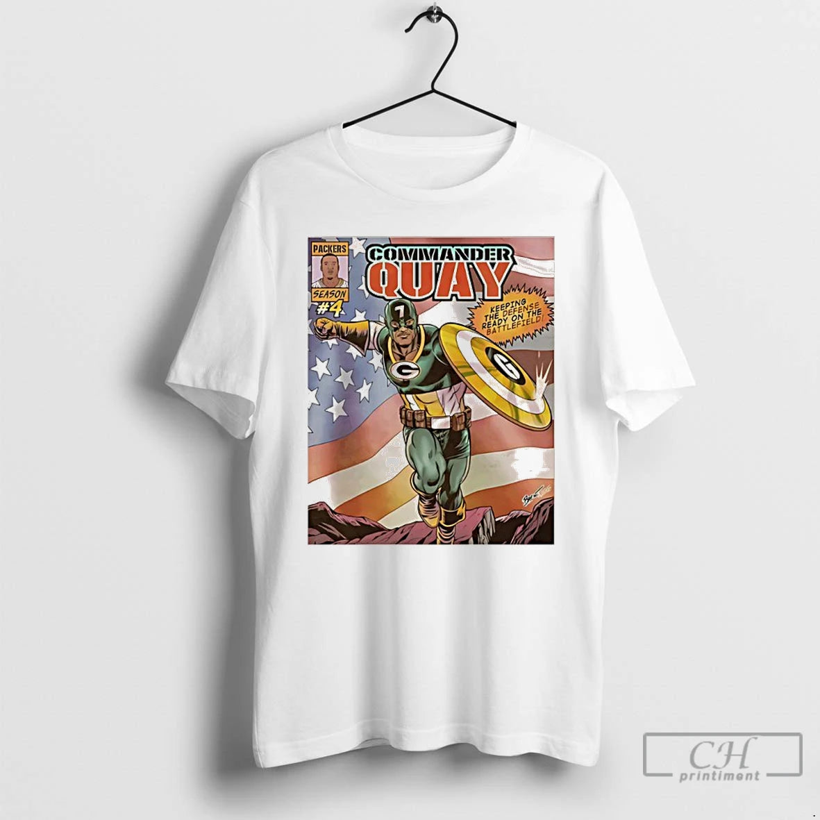 Premium Packers Commander Quay Walker T-Shirts, Hoodie, Sweatshirt | PopFlextees.com