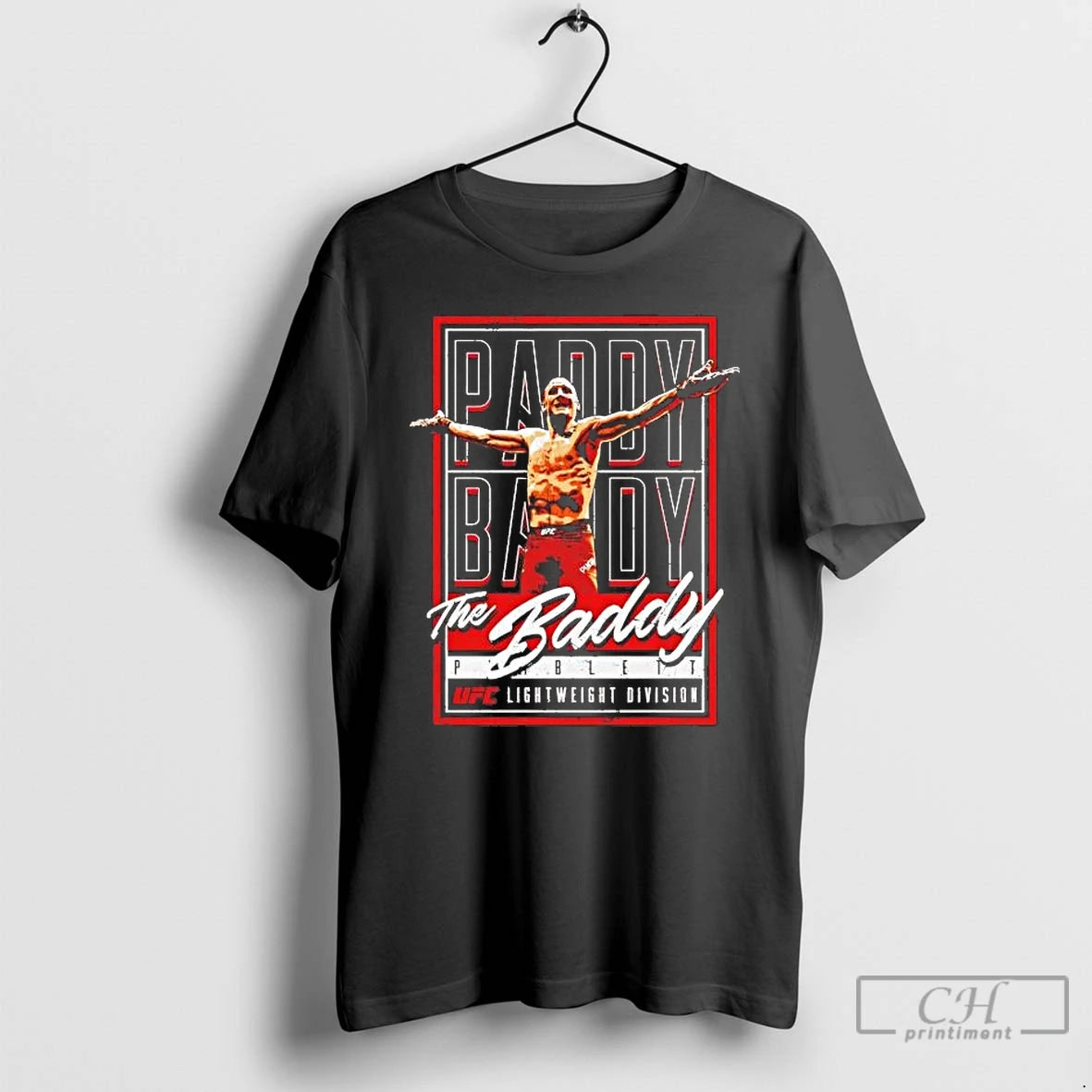 Premium Paddy Pimblett Celebration The Baddy T-Shirts, Hoodie, Sweatshirt | PopFlextees.com