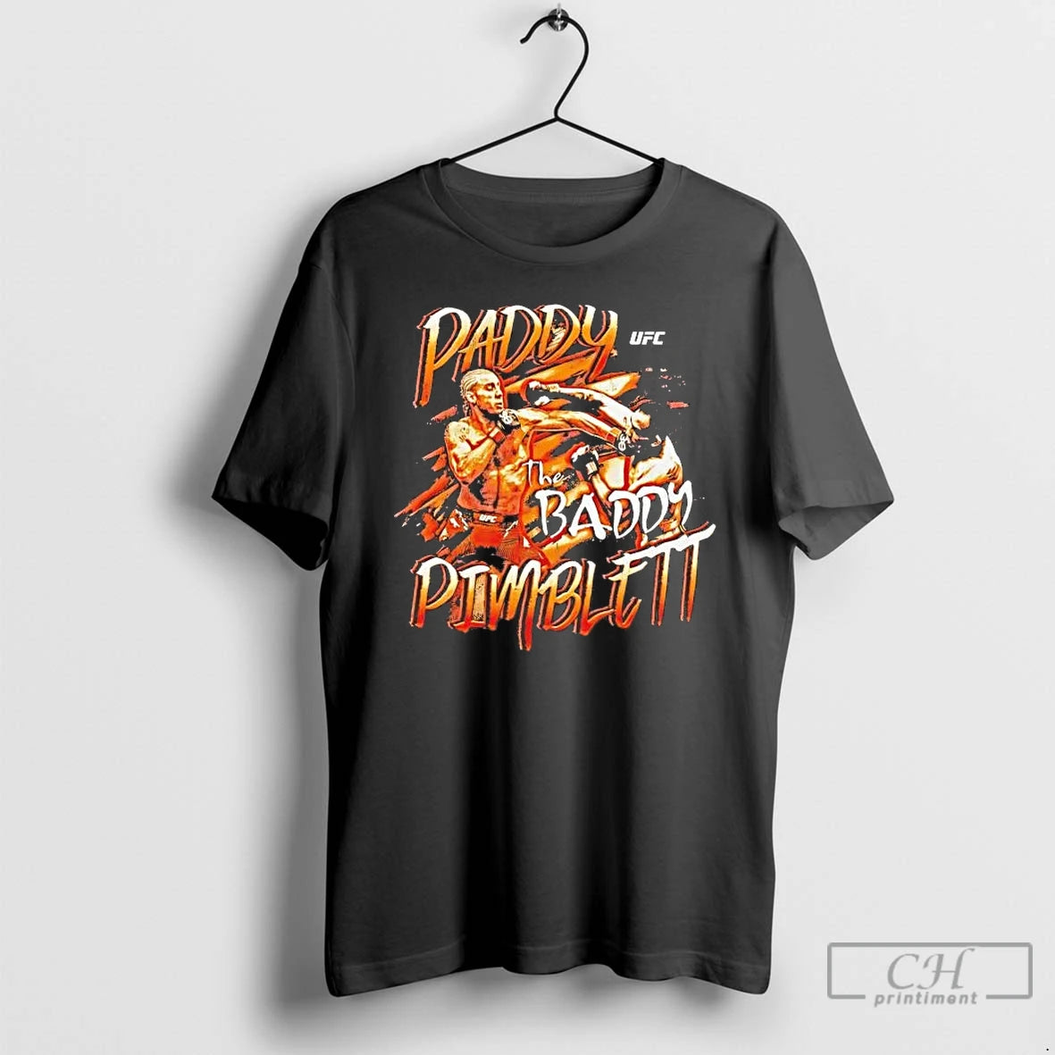 Premium Paddy Pimblett The Baddy Grunge Ufc T-Shirts, Hoodie, Sweatshirt | PopFlextees.com