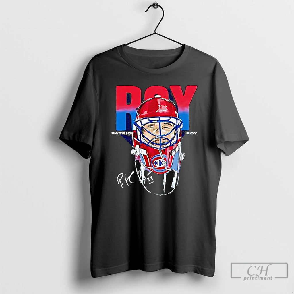Patrick Roy Montreal Goalie Mask Signature T-Shirts, Hoodie, Sweatshirt