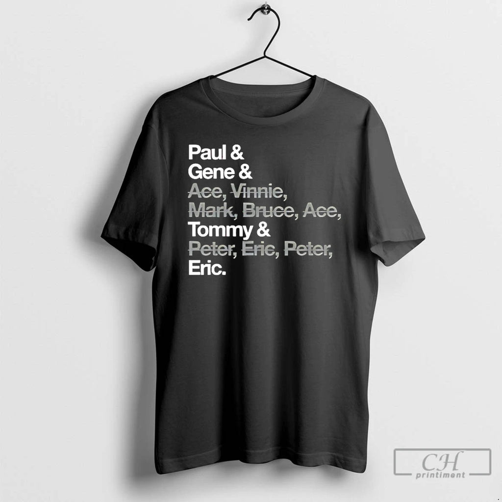 Premium Paul Gene Tommy Eric T-Shirts, Hoodie, Sweatshirt | PopFlextees.com