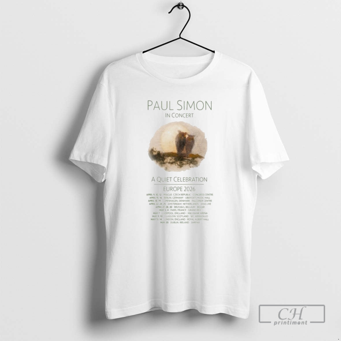 Premium Paul Simon A Quiet Celebration Europe 2026 Tour Shirt Sweater Hoodie, Sweatshirt | PopFlextees.com