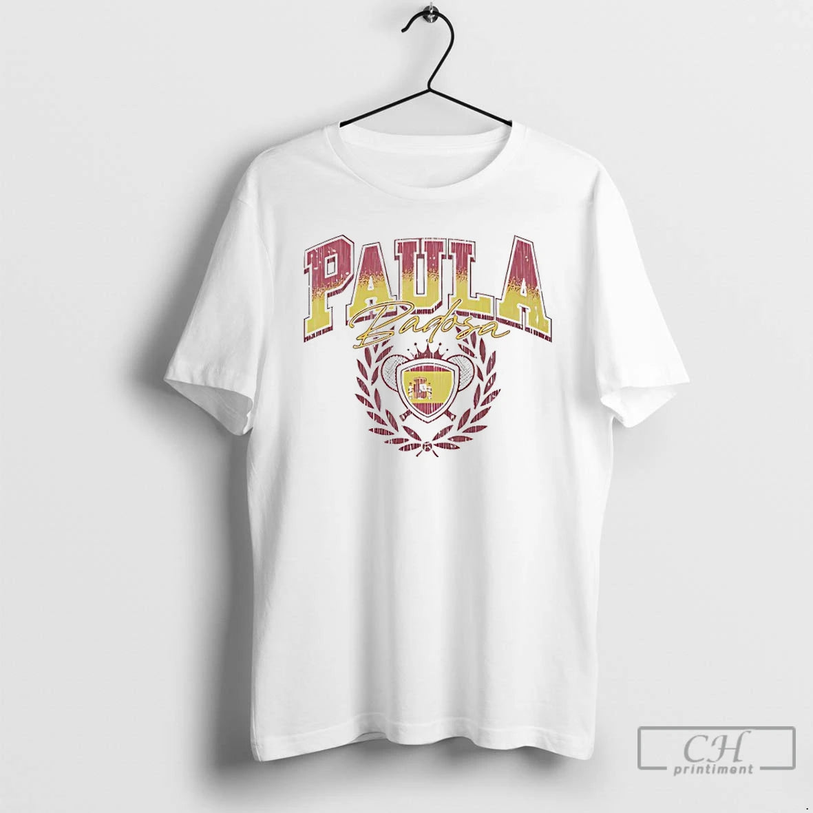 Premium Paula Badosa Tennis Country Flag T-Shirts, Hoodie, Sweatshirt | PopFlextees.com