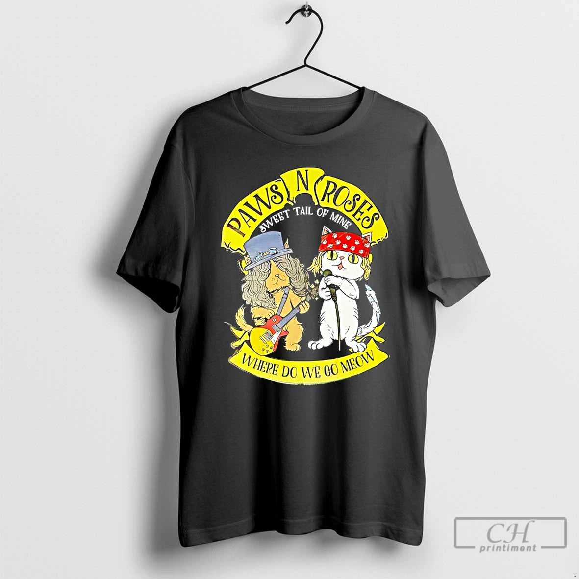 Premium Paws N Roses Sweet Tail Of Mine T-Shirts, Hoodie, Sweatshirt | PopFlextees.com
