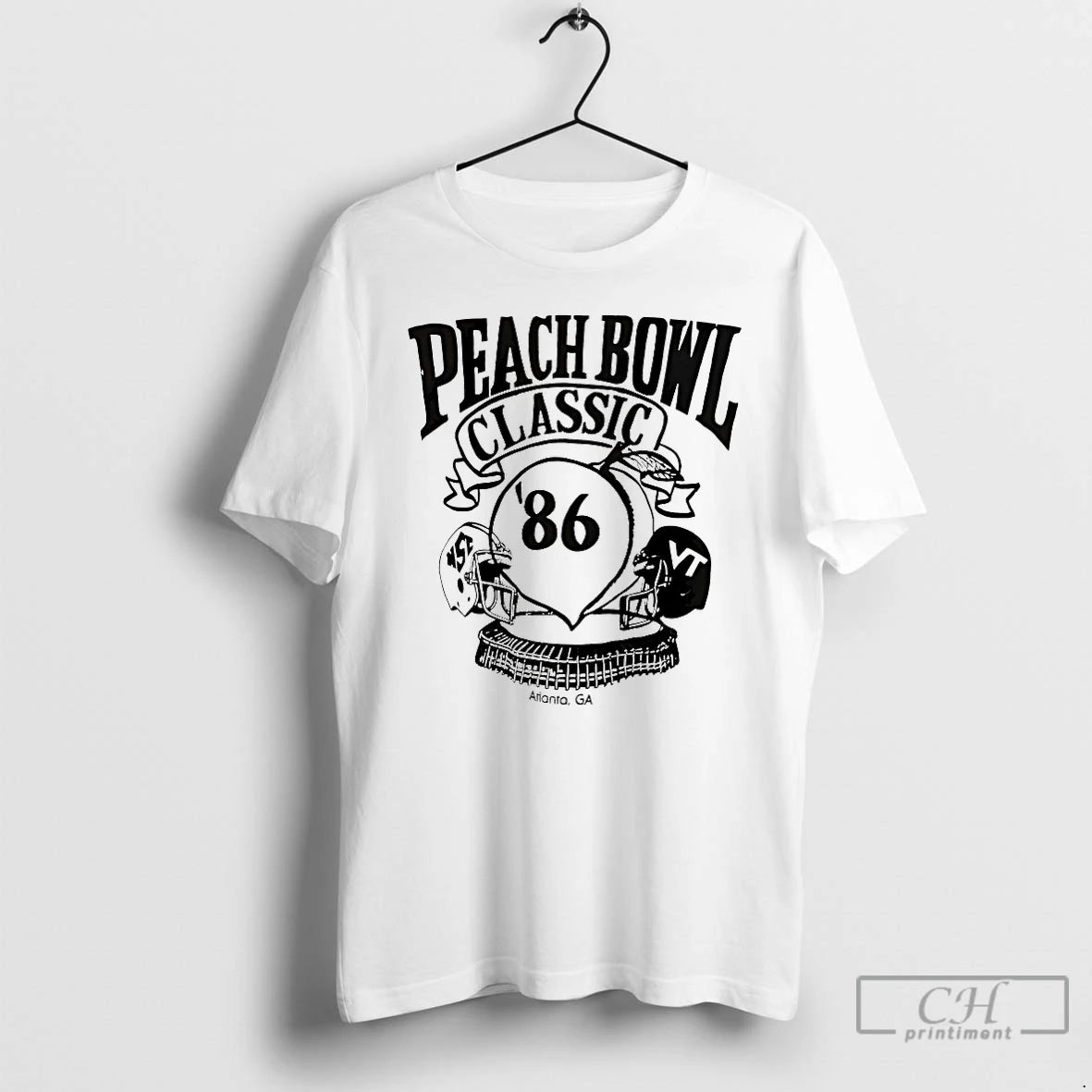 Premium Peach Bowl Classic 86 T-Shirts, Hoodie, Sweatshirt | PopFlextees.com