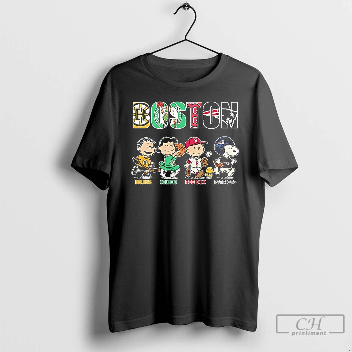 Premium Peanuts X Sports In City Boston Bruins Celtics Red Sox Patriots T Shirts Sweater Hoodie, Sweatshirt | PopFlextees.com