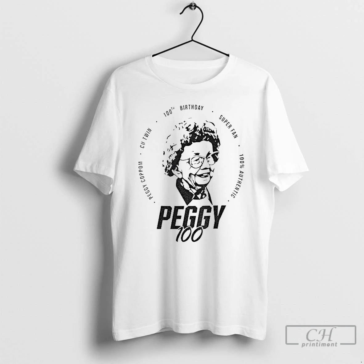 Premium Peggy Coppom Cu Twin 100th Birthday Super Fan 100 Peggy 100 T Shirts Sweater Hoodie, Sweatshirt | PopFlextees.com