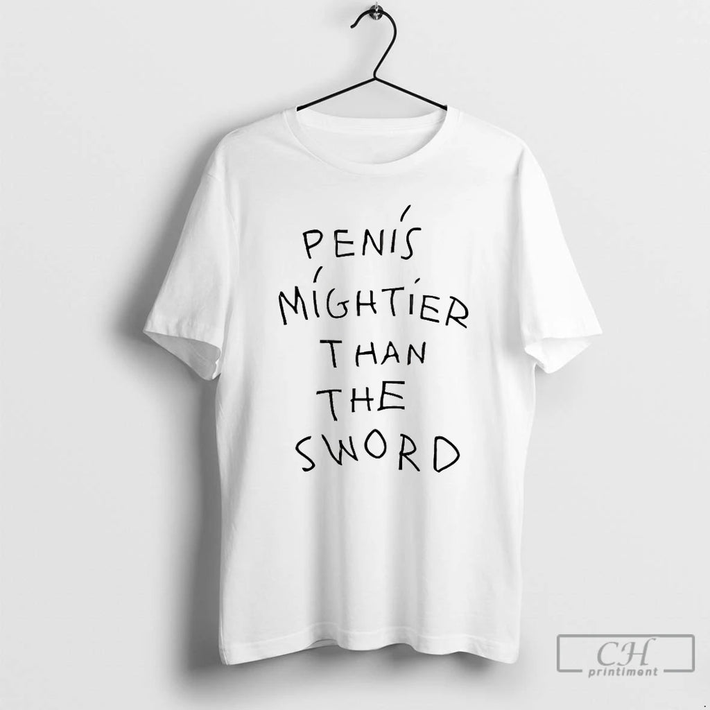 Premium Penis Mightier Than The Sword T-Shirts, Hoodie, Sweatshirt | PopFlextees.com