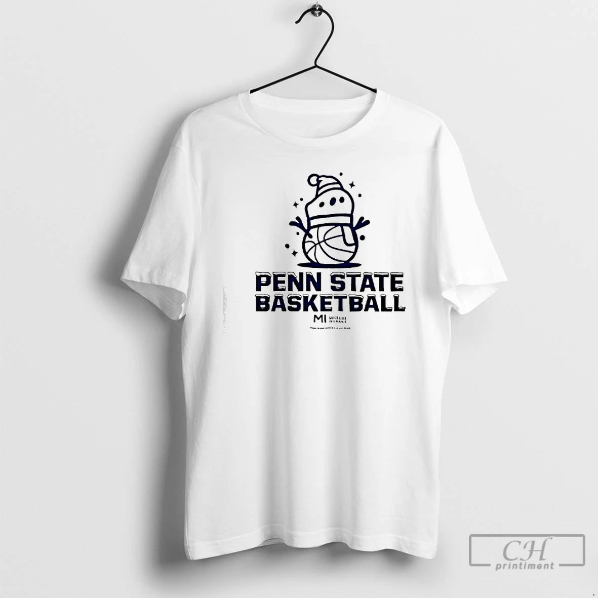 Premium Penn State Basketball Snowman Graphic T-Shirts, Hoodie, Sweatshirt | PopFlextees.com