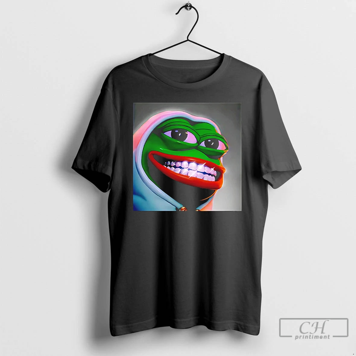 Premium Pepe The Frog Diamond Teeth T-Shirts, Hoodie, Sweatshirt | PopFlextees.com