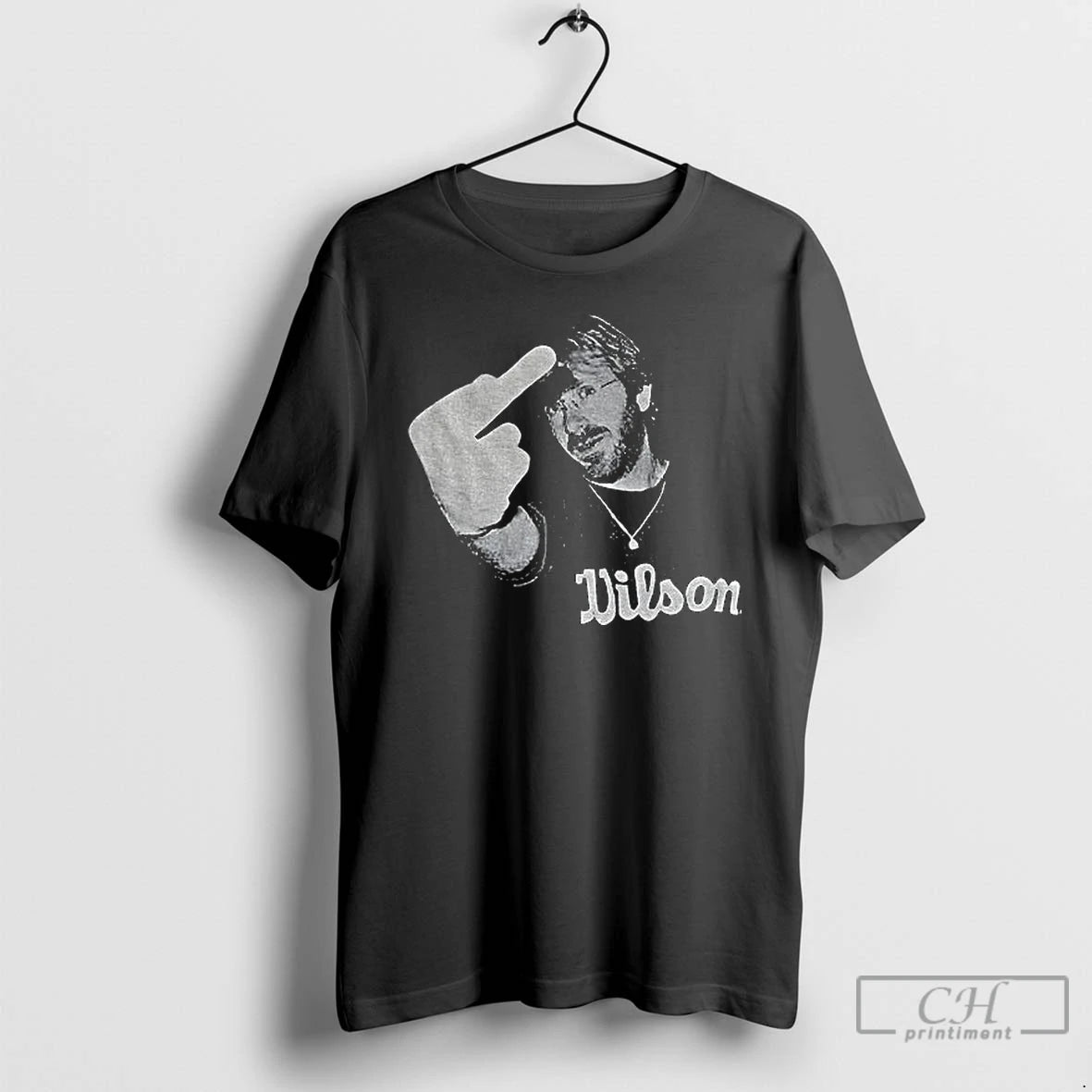 Premium Phish Trey Anastasio Flippin Wilson Middle Finger Photo Vintage T-Shirts, Hoodie, Sweatshirt | PopFlextees.com
