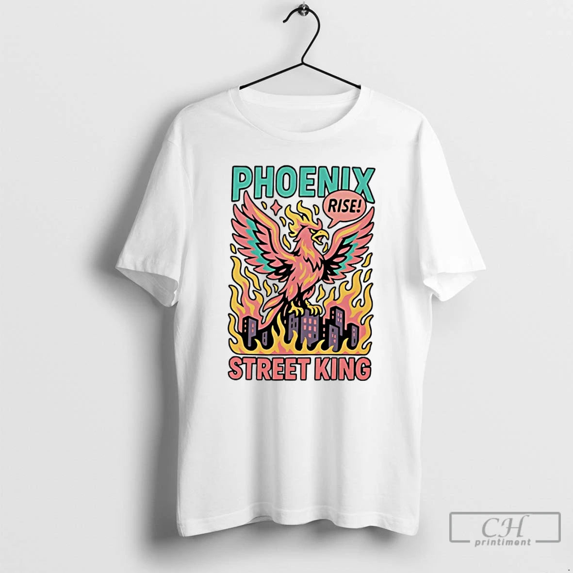 Premium Phoenix Rise Street King T-Shirts, Hoodie, Sweatshirt | PopFlextees.com