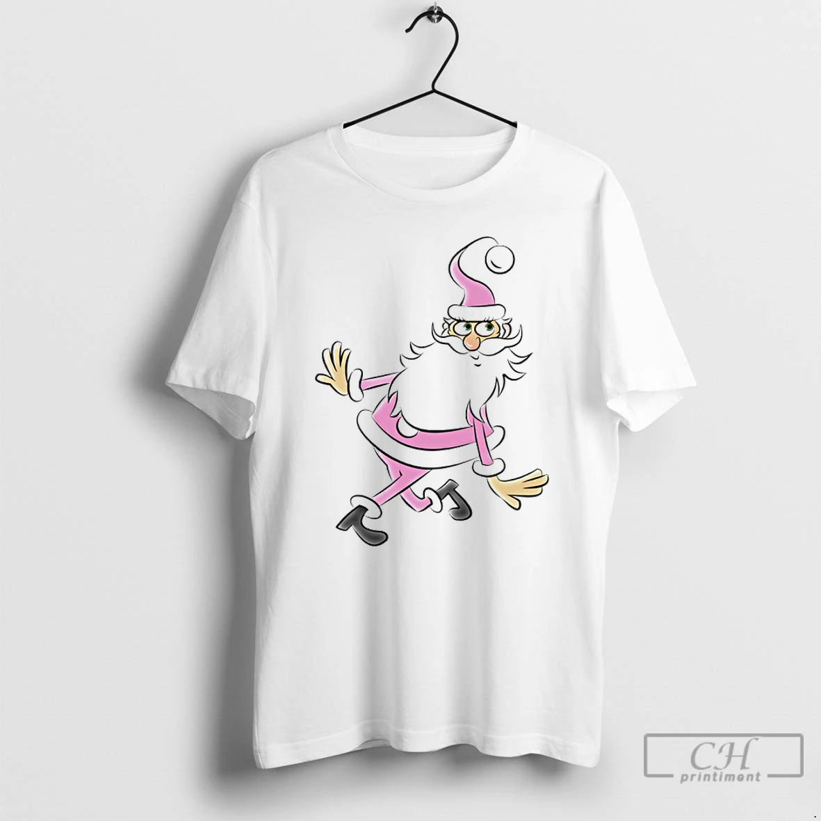Premium Pink Santa Claus Swish Kringle Funny Christmas 2025 T-Shirts, Hoodie, Sweatshirt | PopFlextees.com