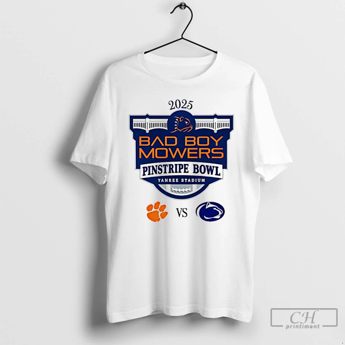 Premium Pinstripe Bowl 2025 Penn State Vs Clemson T-Shirts, Hoodie, Sweatshirt | PopFlextees.com