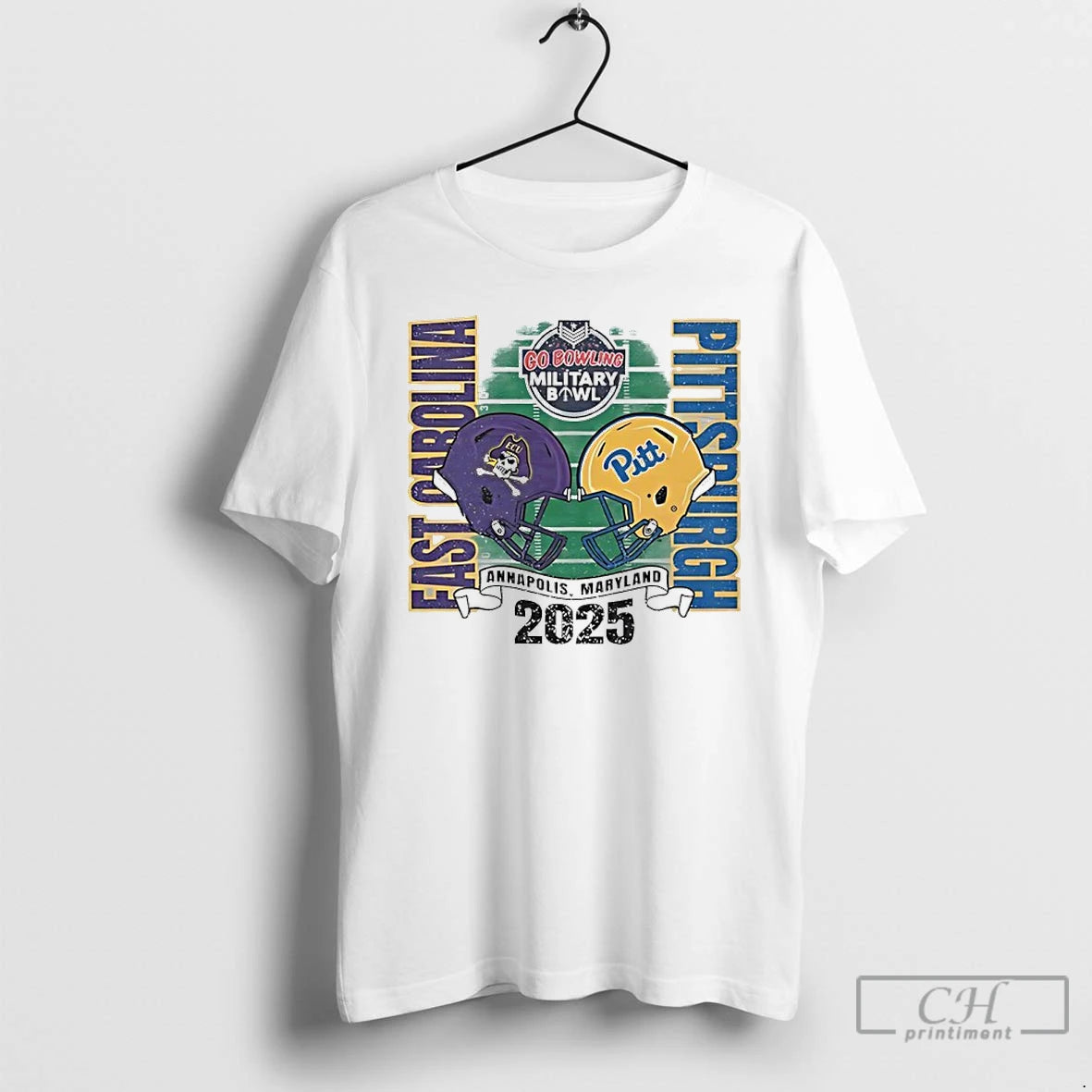 Premium Pitt Panthers Vs East Carolina 84 2025 Military Bowl Head To Head T Shirts Hoodie, Sweatshirt | PopFlextees.com