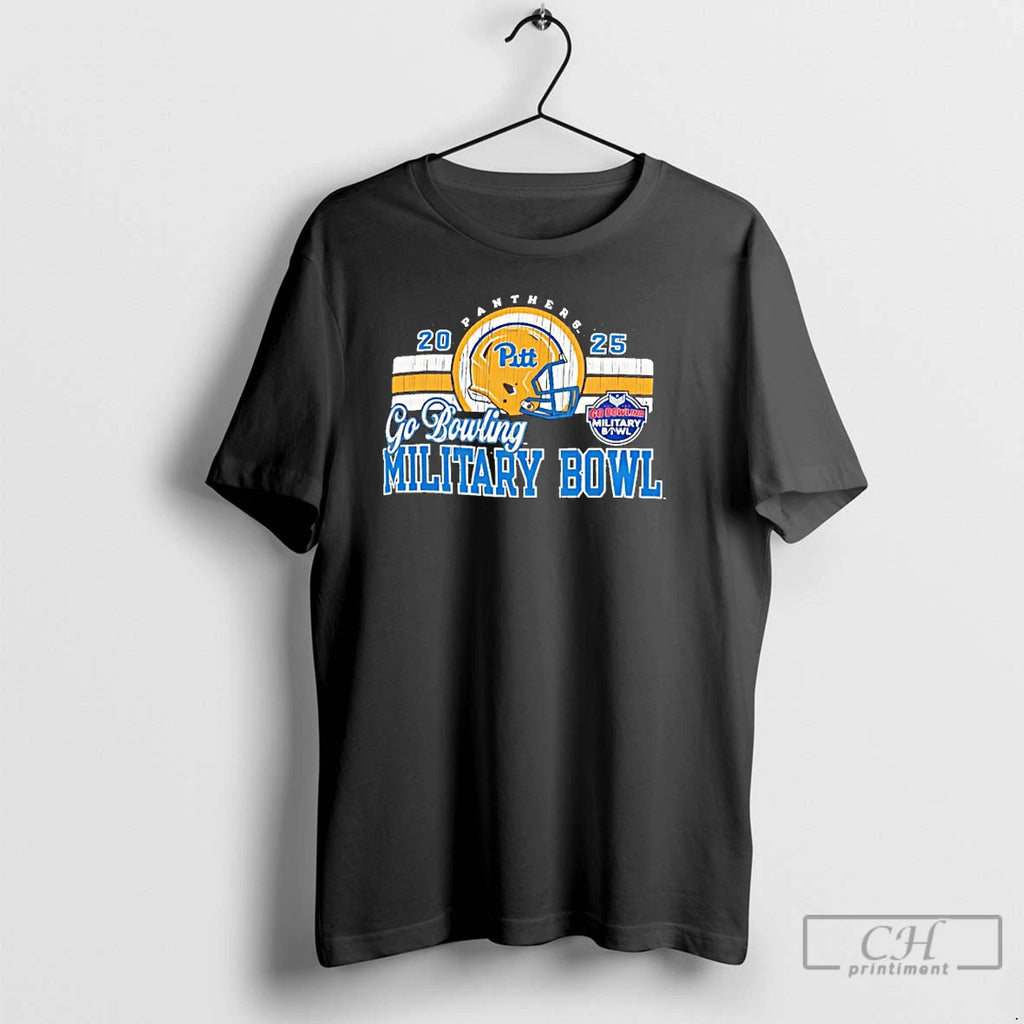 Premium Pittsburgh Pitt Football 2025 Military Bowl Go Bowling T-Shirts, Hoodie, Sweatshirt | PopFlextees.com